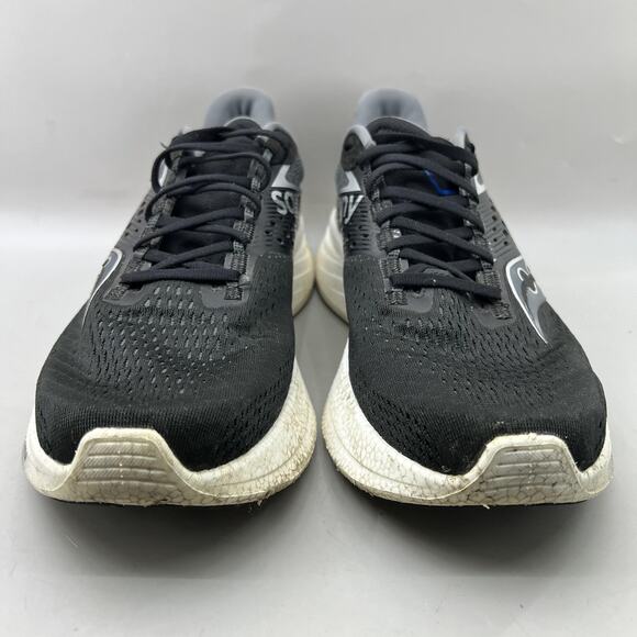 Saucony Ride 17 Running Shoes Men Size 11.5 Black White Mesh Comfort Sneakers main image 7